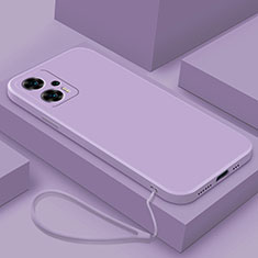 Funda Silicona Ultrafina Goma 360 Grados Carcasa YK8 para Xiaomi Redmi K50i 5G Purpura Claro