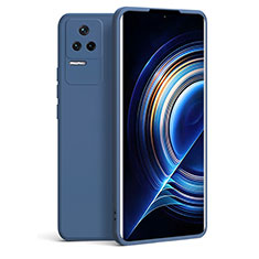 Funda Silicona Ultrafina Goma 360 Grados Carcasa YK9 para Xiaomi Redmi K50 5G Azul