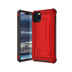 Funda Silicona Ultrafina Goma 360 Grados Carcasa Z01 para Apple iPhone 11 Pro Max Rojo