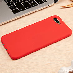 Funda Silicona Ultrafina Goma Carcasa A01 para Oppo K1 Rojo