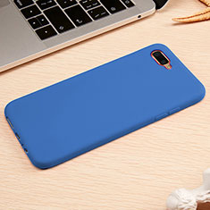 Funda Silicona Ultrafina Goma Carcasa A01 para Oppo R15X Azul