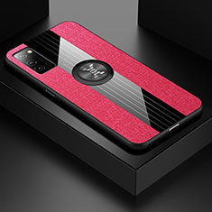 Funda Silicona Ultrafina Goma Carcasa C01 para Huawei Honor View 30 5G Rosa Roja
