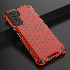 Funda Silicona Ultrafina Goma Carcasa C01 para Huawei Nova 7 SE 5G Rojo