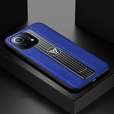 Funda Silicona Ultrafina Goma Carcasa C01 para Xiaomi Mi 11 Lite 5G NE Azul
