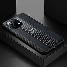 Funda Silicona Ultrafina Goma Carcasa C01 para Xiaomi Mi 11 Lite 5G NE Negro