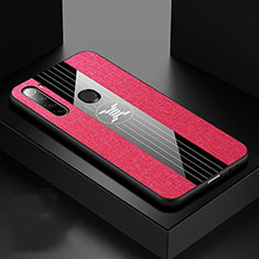 Funda Silicona Ultrafina Goma Carcasa C01 para Xiaomi Redmi Note 8 (2021) Rosa Roja