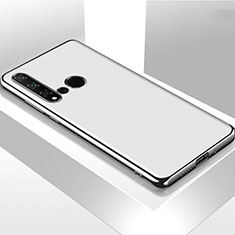 Funda Silicona Ultrafina Goma Carcasa C02 para Huawei P20 Lite (2019) Blanco