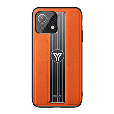 Funda Silicona Ultrafina Goma Carcasa C02 para Xiaomi Mi 11 5G Naranja