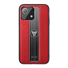 Funda Silicona Ultrafina Goma Carcasa C02 para Xiaomi Mi 11 Lite 4G Rojo