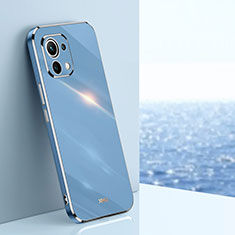 Funda Silicona Ultrafina Goma Carcasa C03 para Xiaomi Mi 11 5G Azul