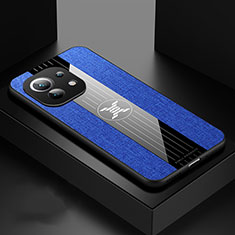 Funda Silicona Ultrafina Goma Carcasa C04 para Xiaomi Mi 11 Lite 5G Azul