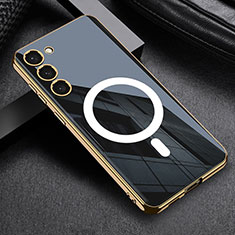 Funda Silicona Ultrafina Goma Carcasa con Mag-Safe Magnetic AC1 para Samsung Galaxy S23 Plus 5G Negro