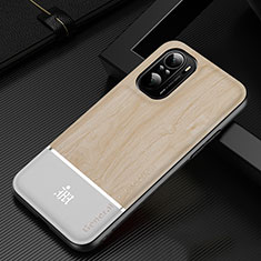 Funda Silicona Ultrafina Goma Carcasa JM1 para Xiaomi Redmi K40 5G Oro