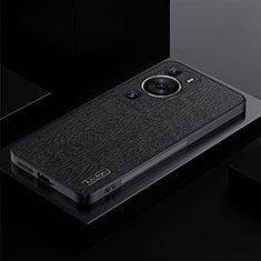 Funda Silicona Ultrafina Goma Carcasa PB1 para Huawei P60 Pro Negro