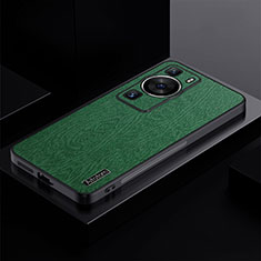 Funda Silicona Ultrafina Goma Carcasa PB1 para Huawei P60 Pro Verde