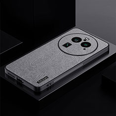 Funda Silicona Ultrafina Goma Carcasa PB1 para Oppo Find X6 5G Gris