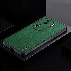 Funda Silicona Ultrafina Goma Carcasa PB1 para Oppo Reno11 Pro 5G Verde