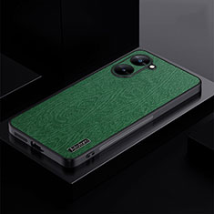 Funda Silicona Ultrafina Goma Carcasa PB1 para Realme Q5x 5G Verde