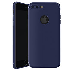 Funda Silicona Ultrafina Goma Carcasa S01 para Apple iPhone 7 Plus Azul