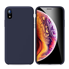 Funda Silicona Ultrafina Goma Carcasa S01 para Apple iPhone XR Azul