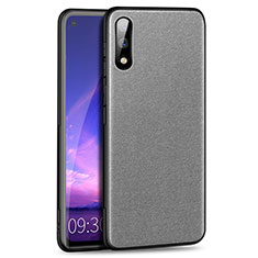 Funda Silicona Ultrafina Goma Carcasa S01 para Huawei Enjoy 10 Gris