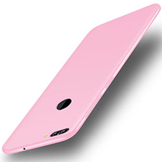 Funda Silicona Ultrafina Goma Carcasa S01 para Huawei Enjoy 8 Plus Rosa