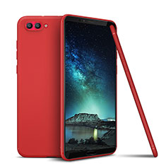 Funda Silicona Ultrafina Goma Carcasa S01 para Huawei Honor V10 Rojo