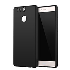 Funda Silicona Ultrafina Goma Carcasa S01 para Huawei P9 Negro