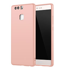 Funda Silicona Ultrafina Goma Carcasa S01 para Huawei P9 Plus Rosa