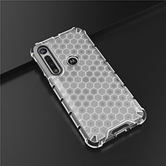 Funda Silicona Ultrafina Goma Carcasa S01 para Motorola Moto G8 Play Blanco