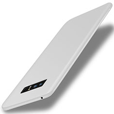 Funda Silicona Ultrafina Goma Carcasa S01 para Samsung Galaxy Note 8 Duos N950F Blanco