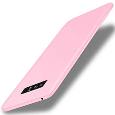 Funda Silicona Ultrafina Goma Carcasa S01 para Samsung Galaxy Note 8 Duos N950F Rosa