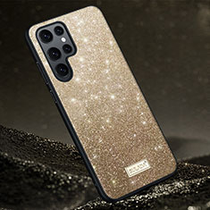 Funda Silicona Ultrafina Goma Carcasa S01 para Samsung Galaxy S23 Ultra 5G Oro