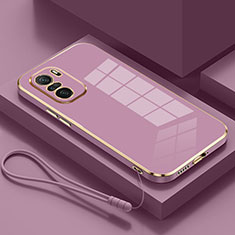 Funda Silicona Ultrafina Goma Carcasa S01 para Xiaomi Mi 11X 5G Morado