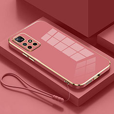 Funda Silicona Ultrafina Goma Carcasa S01 para Xiaomi Poco M4 Pro 5G Rojo