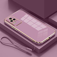 Funda Silicona Ultrafina Goma Carcasa S01 para Xiaomi Redmi K50 5G Morado