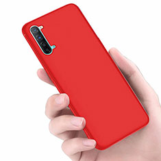 Funda Silicona Ultrafina Goma Carcasa S02 para Oppo F15 Rojo