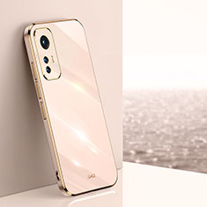 Funda Silicona Ultrafina Goma Carcasa S02 para Xiaomi Mi 12 Lite 5G Oro