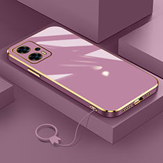 Funda Silicona Ultrafina Goma Carcasa S02 para Xiaomi Redmi K50i 5G Morado