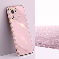 Funda Silicona Ultrafina Goma Carcasa S03 para Xiaomi Mi 11 Pro 5G Rosa