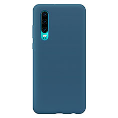 Funda Silicona Ultrafina Goma Carcasa S04 para Huawei P30 Azul