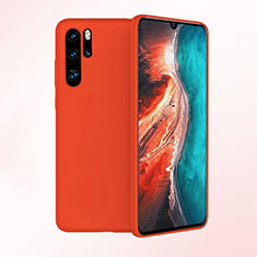 Funda Silicona Ultrafina Goma Carcasa S04 para Huawei P30 Pro New Edition Rojo