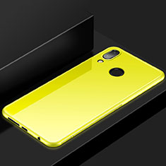 Funda Silicona Ultrafina Goma Carcasa S05 para Huawei Nova 3e Amarillo