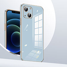 Funda Silicona Ultrafina Goma Carcasa S06 para Apple iPhone 13 Mini Azul