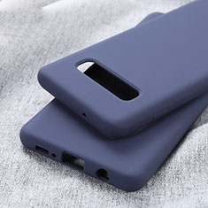 Funda Silicona Ultrafina Goma Carcasa U01 para Samsung Galaxy S10 5G Azul