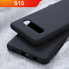 Funda Silicona Ultrafina Goma Carcasa U01 para Samsung Galaxy S10 5G Negro