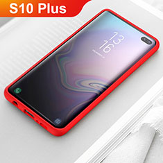 Funda Silicona Ultrafina Goma Carcasa U01 para Samsung Galaxy S10 Plus Rojo