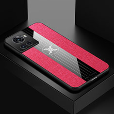 Funda Silicona Ultrafina Goma Carcasa X01L para OnePlus 10R 5G Rojo