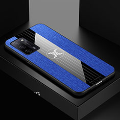 Funda Silicona Ultrafina Goma Carcasa X01L para Oppo A53s 5G Azul