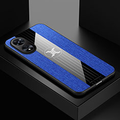 Funda Silicona Ultrafina Goma Carcasa X01L para Oppo A98 5G Azul